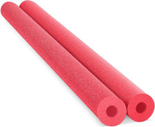 Floating Pool Noodles Foam Tube 2-Pack, Thick Hollow Noodles for Floating in the