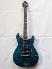 Fernandes APG-55S Blue Electric Guitar Sustainer Gotoh Tuners