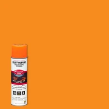 Rust-Oleum 203036 Fluorescent Orange Inverted Marking Paint 17 oz. (Pack of 6)