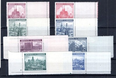 Bohemia 29/6LW Con Ponte A Right MNH Mint MNH MINT (DA9236