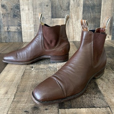 R.M. Williams Brown Chelsea Slip On Boots Mens UK 10.5G US 11.5
