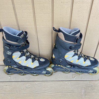 K2 Flight 76-M Inline Skates Men's Size US 9 softboot fitness vintage blades