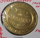 JERRY'S NUGGET CASINO 1965-FM 5 $1 ONE DOLLAR CASINO GAMING SLOT TOKEN - LVN