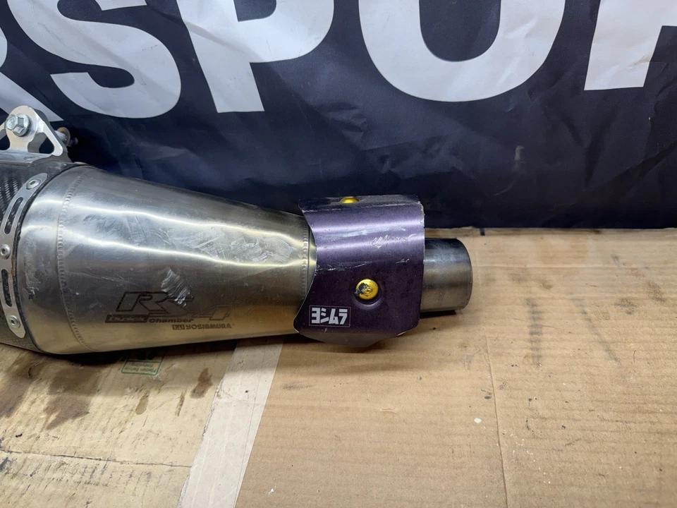 Kawasaki Ninja ZX6R Zx6 2009 09-12 escape antideslizante Yoshi Yoshimura RS4 carbono Foto 4 de 4