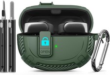 Bose Ultra Open Earbuds Case Cover 2024 with Cleaner Kit and Keychain - Black