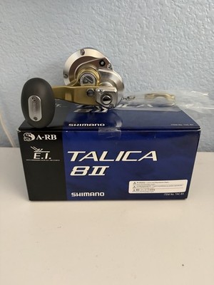 Shimano Talica 8II Fishing Reel With Clamp Hardware 8II Size 5.7:1