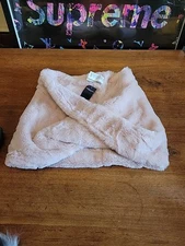 American Eagle Faux Fur Plush Cozy Infinity Scarf Neck Warmer Light Pink 