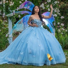 Ball Gown 15 Quinceanera Dress Illusion Crystals Tulle Lace up Quinceanera