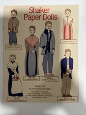 Livre de poupées en papier Shaker croyants sur le ruisseau des castors