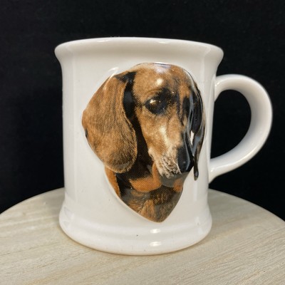 XPRES Best Friend Originals Dachshund Sculpted 3D Ceramic Dog Coffee Mug |  eBay