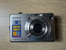 UNTESTED Sony Cybershot DSC-W100 8.1MP x3 Zoom Digital Camera Silver