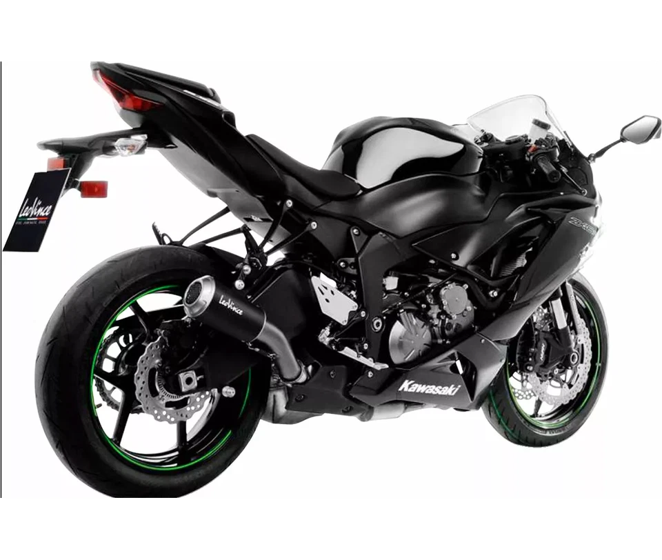 KAWASAKI ZX6R NINJA / KRT - 09/24 - SILENCIEUX LEOVINCE slip-on LV-10 BLACK EDIT - Photo 3/4