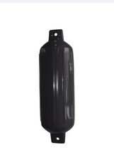Dock Edge Boat Ribbed Fender, 5.5x20-Inch, Black New   