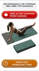 ILILI 10mm Thick Foldable Yoga Mat - TPE Non-Slip Large Exercise & Fitness Mat