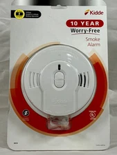 Kidde Smoke Alarm 10 Yr Lithium Battery Powered Detector i9010 New Sealed