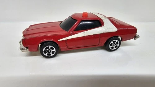 Vintage Corgi Juniors Starsky & Hutch Ford Gran Torino Red Diecast