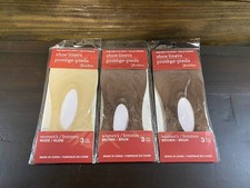 Juncture Nylon  Spandex Insoles Shoe Liners Women's Nude  Brown 9 Pair NEW