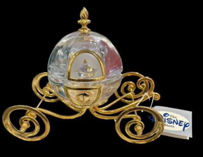 vintage Disney Cinderella Dreams Come True Crystal Coach  Original Box