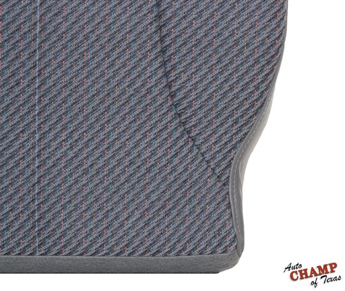 For 1998-2000 Dodge Ram 2500 Work Truck W/T-Driver Bottom Cloth Seat Cover Gray - Picture 8 of 12