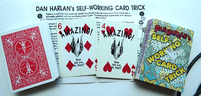 Vintage Dan Harlan's Card-Toon Magic Trick - Super Fun and can be repeated!