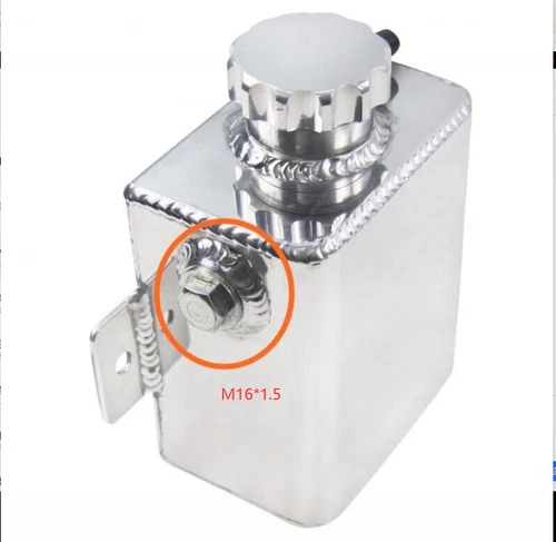1235ml,Aluminum Overflow Tank Bottle Coolant Expansion Catch Can Tank Billet Cap - Picture 3 of 10