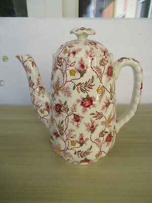 Spode Copeland Rosebud Chintz  1  Kaffeekanne   1,2 Liter