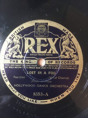 * HOLLYWOOD DANCE ORCHESTRA (Chick Bullock and his Levee Loungers) - Lost In A F