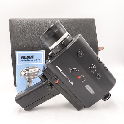 Revue Cockpit 800 Super Cine Film Movie Camera Fully Working #S8-5888  UK
