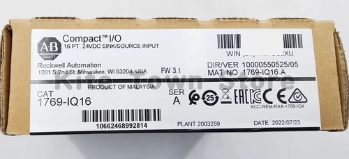 New Sealed Allen Bradley 1769-IQ16 SER A CompactLogix PLC Input Module - Picture 1 of 5