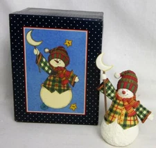Snowmoon Snowman Classic Santa Lang & Wise Collectibles Sherri Buck Baldwin 1998