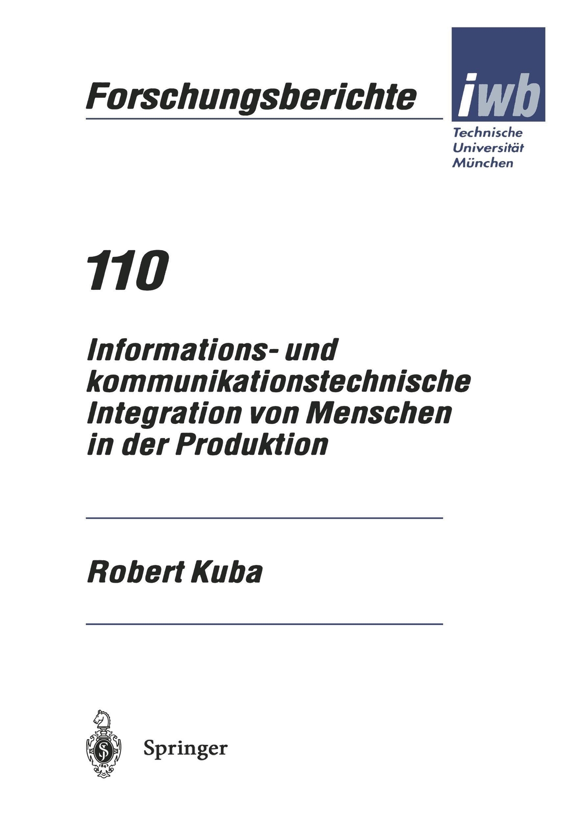 Robert Kuba | Informations- Und Kommunikationstechnische Integration