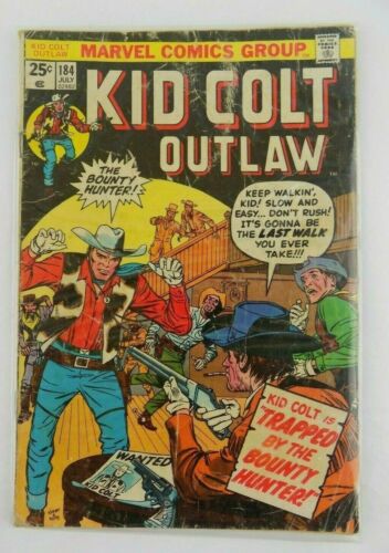 Cómic Kid Colt Outlaw #184 julio 1974 Marvel Comics Jack Kirby Dick Ayers - Imagen 1 de 3