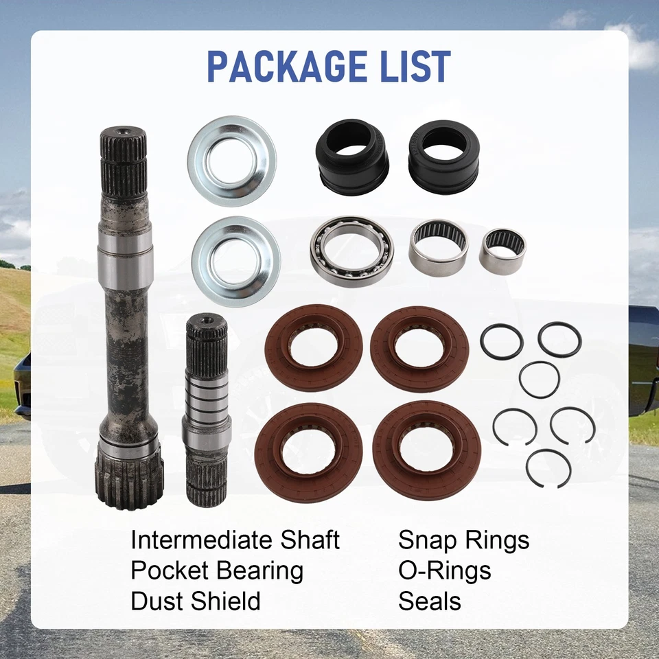 19PCS Front Right Intermediate Shaft Inner Shaft Repair Kit for 2012-UP Ram 1500 - Image 3 of 4