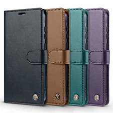 For Samsung A15 A25 5G A35 A55 Magnetic Leather Wallet Case RFID Blocking Cover