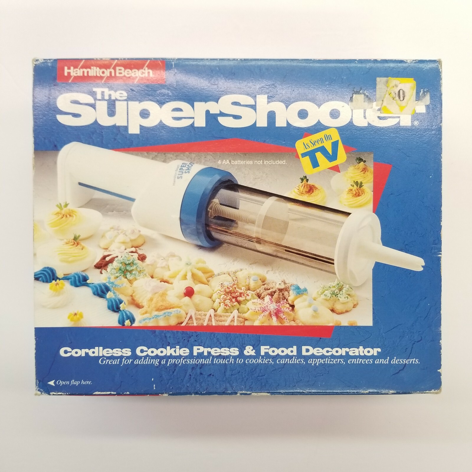 Hamilton Beach Super Shooter Cordless Cookie Press and Food Decorator EUC