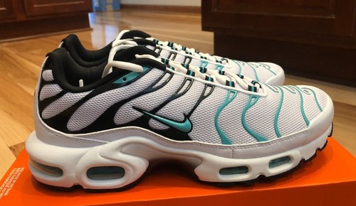 Nike Air Max Plus White Hyper Jade Black 604133 148 Men\u0026#039;s Size 9.5 |  eBay