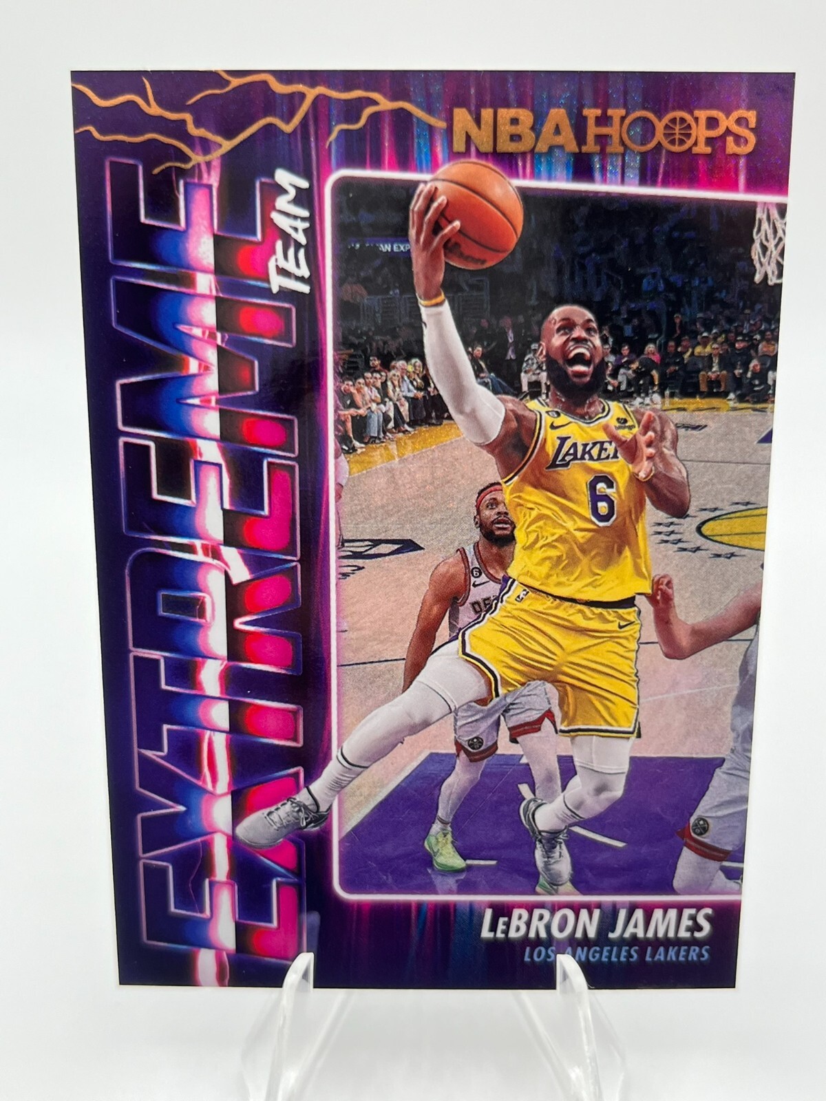 2023-24 Panini NBA Hoops Extreme Team LeBron James #10 Lakers