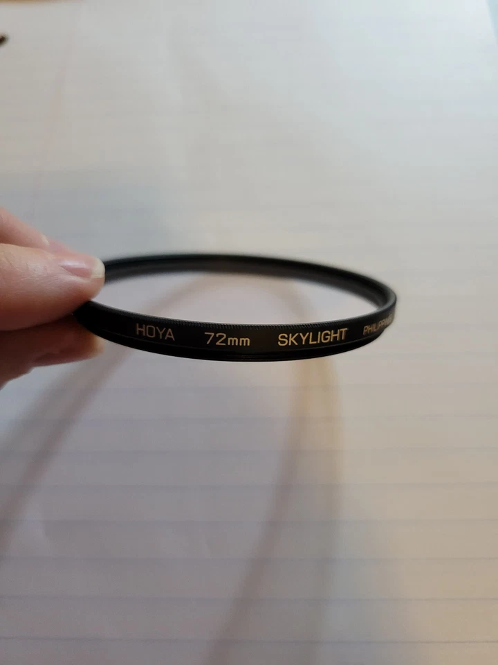 Hoya 72mm Skylight Filter Camera Lens - Made In Philippines - Image 3 of 4