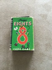 Vintage 1950 s Whitman Mini Cards Crazy Eights Card Game Box Instructions