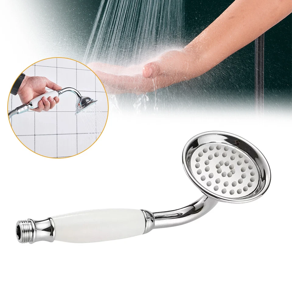 Handbrause Retro Nostalgie Duschkopf Brause 1/2 " Schlauch Anschluss - Bild 2 von 4