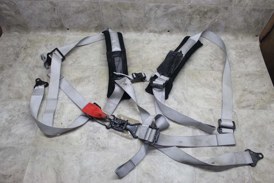 Cinturón de seguridad Polaris Rzr 900 S 2016 gris arnés de 5 puntos leer descripción Foto 2 de 4