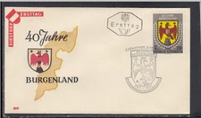 &Ouml;sterreich FDC Burgenland Mi 1098, Eisenstadt 09.10.61