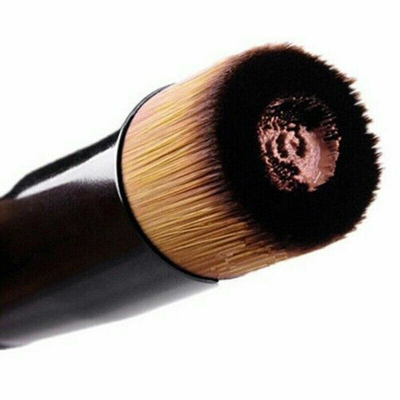 Flat Top Kabuki Foundation Brush Liquid Powder Blusher Buffing Make Up