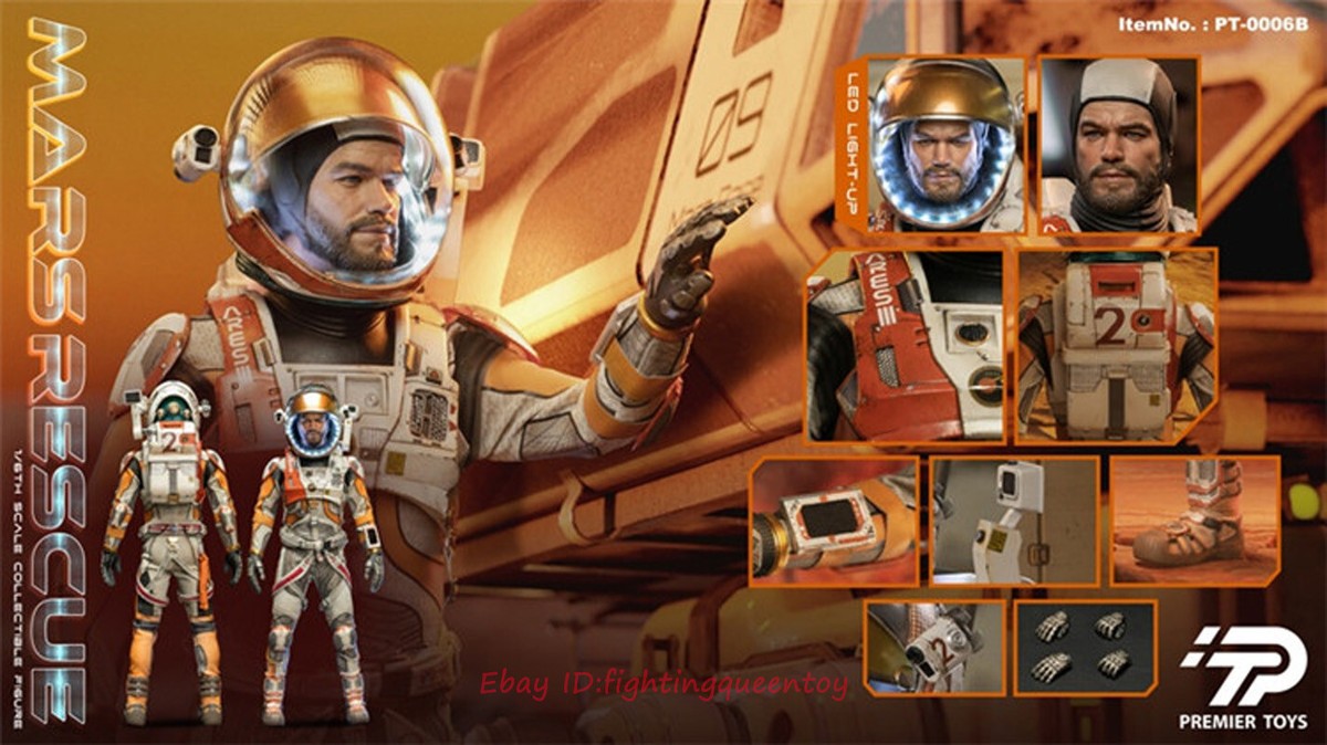 Premier Toys PT0006 The Martian Matt Damon 1/6 Scale Action Figure