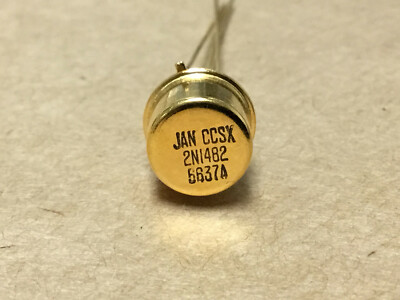(1 PC)  STC  JAN2N1482   Trans GP BJT NPN 55V 1.5A 3-Pin TO-5  OLD GOLD