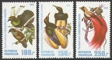Indonesia 1982, Birds of paradise, MNH