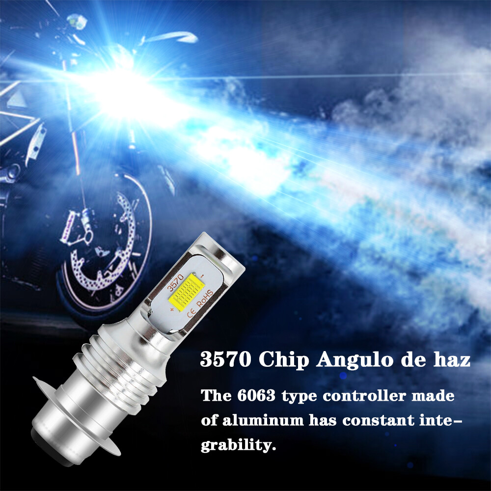 For Kawasaki ATV KFX400 0306 KFX450R 082014 H6 Blue LED Headlight