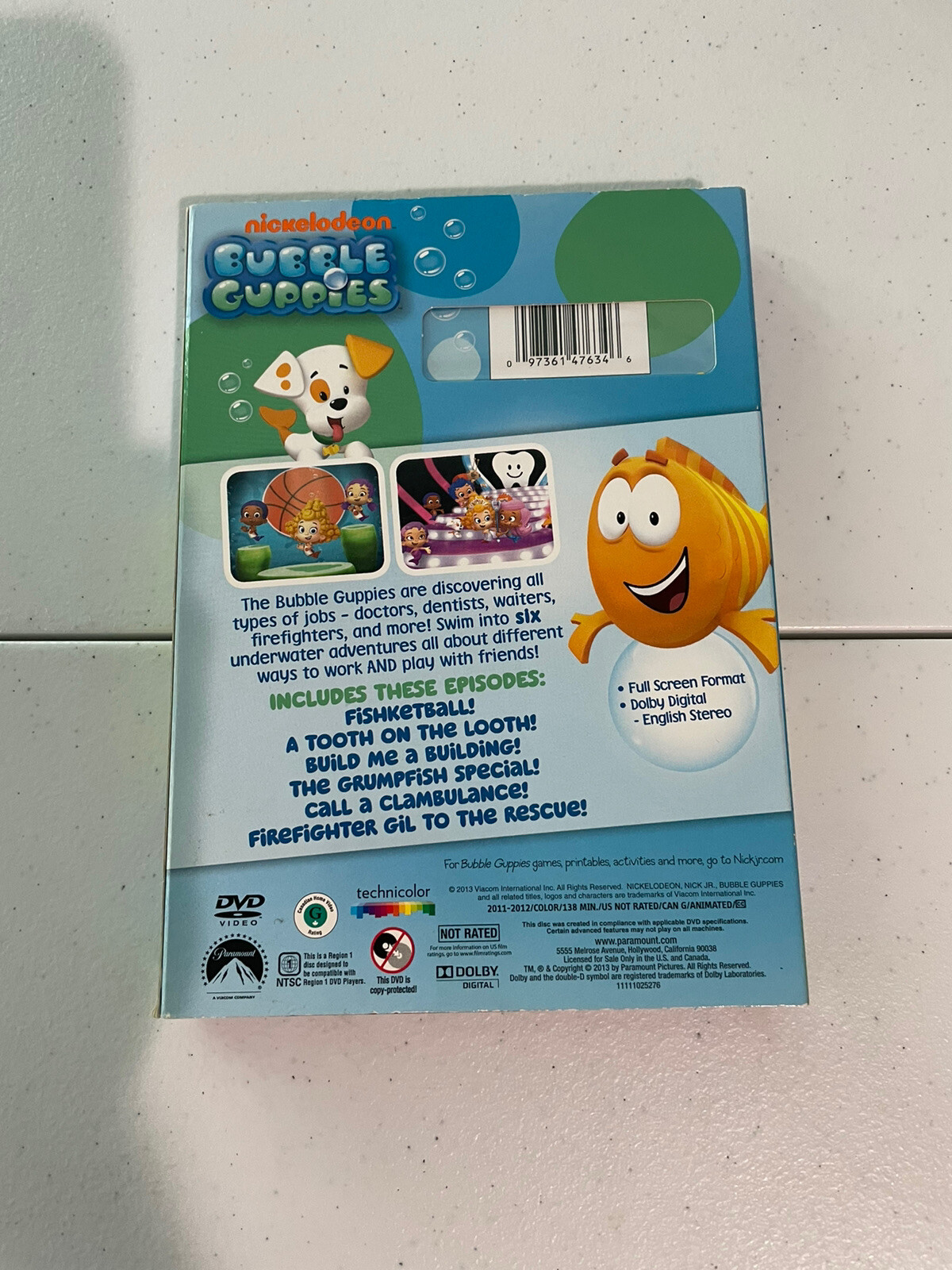 Bubble Guppies set of 2 DVD’s On the job, Sunny Days eBay