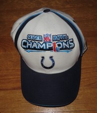 Super Bowl XLI INDIANAPOLIS COLTS NFL Champions Adjustable Cap PEYTON MANNING