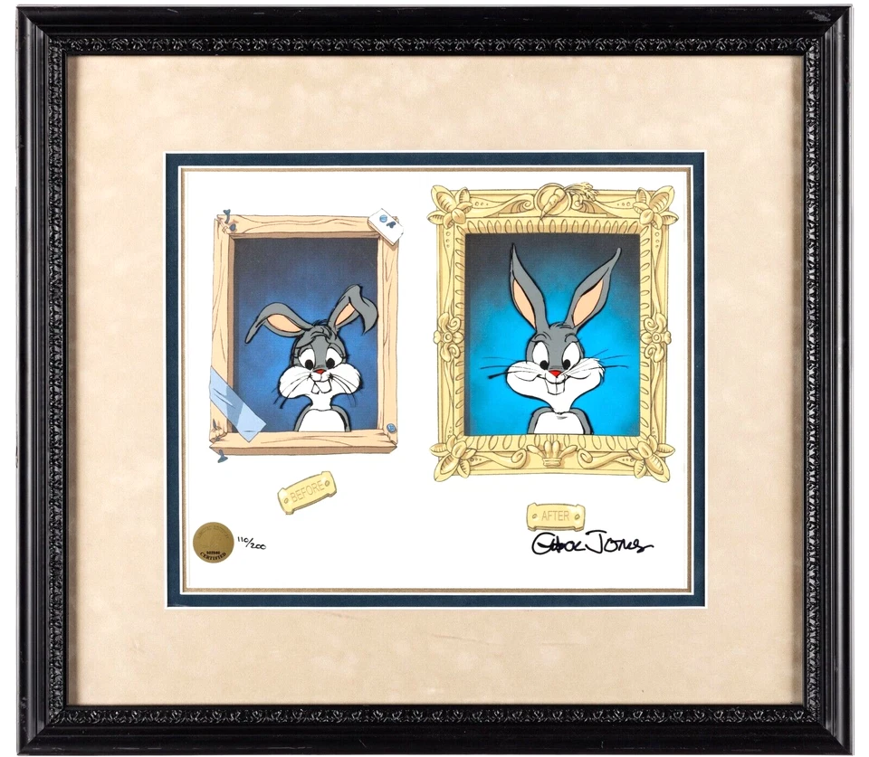 "HARE-THODONTIA" BUGS BUNNY LIMITED EDITION CEL #110/200 CHUCK JONES SIGNED - Image 1 of 4